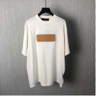 Louis Vuitton VVN Patch Short-Sleeved Cotton Crewneck 1AHCWB