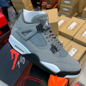 Replica  Air Jordan 4 Cool Grey