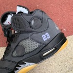 Air Jordan 5 x Off White Black 