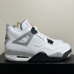 Air Jordan 4 White Cement