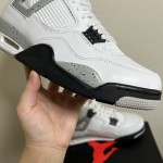 Air Jordan 4 White Cement