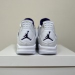 Air Jordan 4 White University Purple