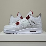 Air Jordan 4 White University Red