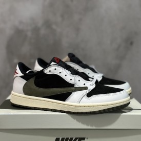 Travis Scott x Air Jordan 1 Low Olive