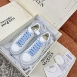 Alexander Mcqueen Oversized Sneaker White / Blue