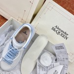 Alexander Mcqueen Oversized Sneaker White / Blue