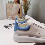 Alexander McQueen Oversized Sneaker Blue Suede