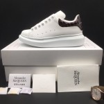 Alexander Mcqueen Oversized Sneaker Croc Skin Brown