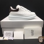 Alexander Mcqueen Oversized Sneaker Croc Skin Brown