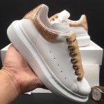 Alexander Mcqueen Oversized Sneaker White/Gold