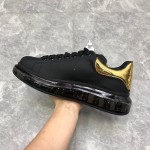 Alexander Mcqueen Oversized Sneaker Mirror Metallic Gold