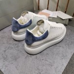 Alexander McQueen Oversized Sneaker Navy Suede