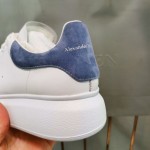 Alexander McQueen Oversized Sneaker Navy Suede