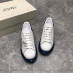 Alexander Mcqueen Oversized Sneaker Paris Blue Suede