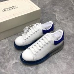 Alexander Mcqueen Oversized Sneaker Paris Blue Suede