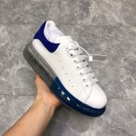 Alexander Mcqueen Oversized Sneaker Paris Blue Suede