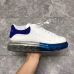 Alexander Mcqueen Oversized Sneaker Paris Blue Suede