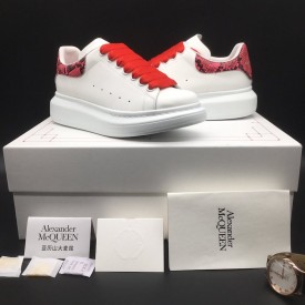 Alexander Mcqueen Oversized Sneaker Python Red