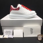 Alexander Mcqueen Oversized Sneaker Python Red