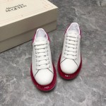 Alexander Mcqueen Oversized Sneaker Rose Suede