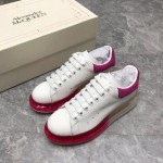 Alexander Mcqueen Oversized Sneaker Rose Suede