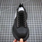 Alexander McQueen Tread Slick Lace up Sneakers Black