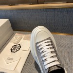 Alexander McQueen Tread Slick Lace up Sneakers White / Check