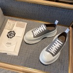 Alexander McQueen Tread Slick Lace up Sneakers Grey