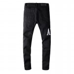 Amiri Embroidered AMIRI Jean Aged Black