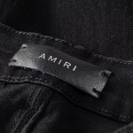 Amiri Embroidered AMIRI Jean Aged Black