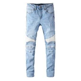 Replica Amiri mx2 jean light blue