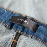 Amiri Bandana Flame Jean Clay Indigo Black