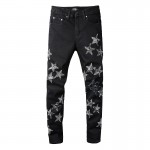 Amiri Bandana Star Jean Clay Black