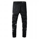 Amiri Bandana Star Jean Clay Black