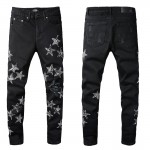 Amiri Bandana Star Jean Clay Black