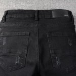 Amiri Bandana Star Jean Clay Black