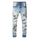 Amiri Bandana Star Jean Clay Indigo