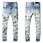 Amiri Bandana Star Jean Clay Indigo