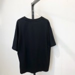 Amiri Black Flame Logo T-Shirt