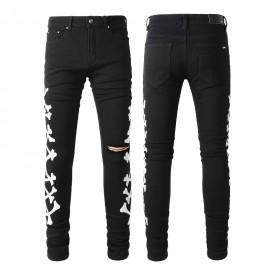 Replica Amiri Camo Bones Jean black