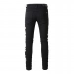 Amiri Camo Bones Jean Black