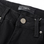 Amiri Camo Bones Jean Black