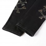 Amiri Camo Bones Jean Black Color