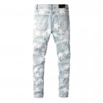 Amiri x Chemist leather stars jeans