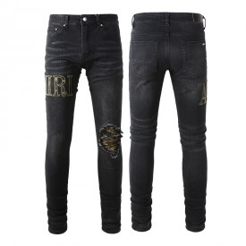 Amiri Core Applique Jean Aged Black