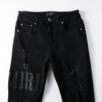 Amiri Core Applique Jean Clay Black