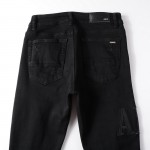 Amiri Core Applique Jean Clay Black