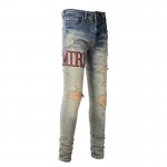 Amiri Core Applique Jean Clay Light Blue