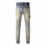 Amiri Core Applique Jean Clay Light Blue