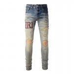 Amiri Core Applique Jean Clay Light Blue